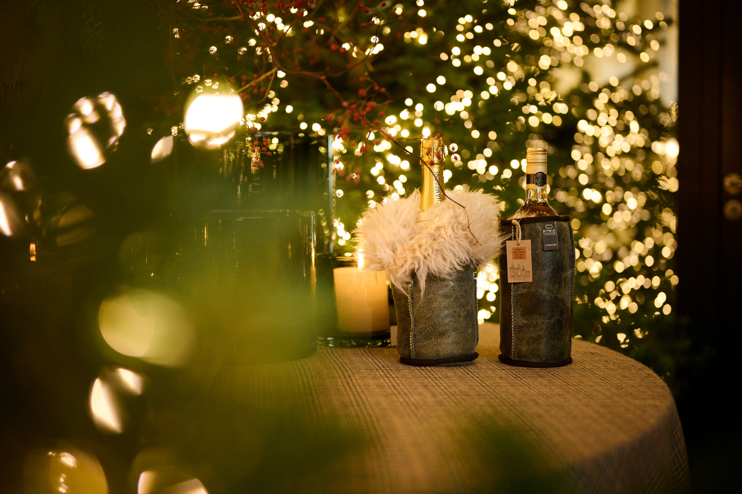Sheepskin on the Christmas table?
