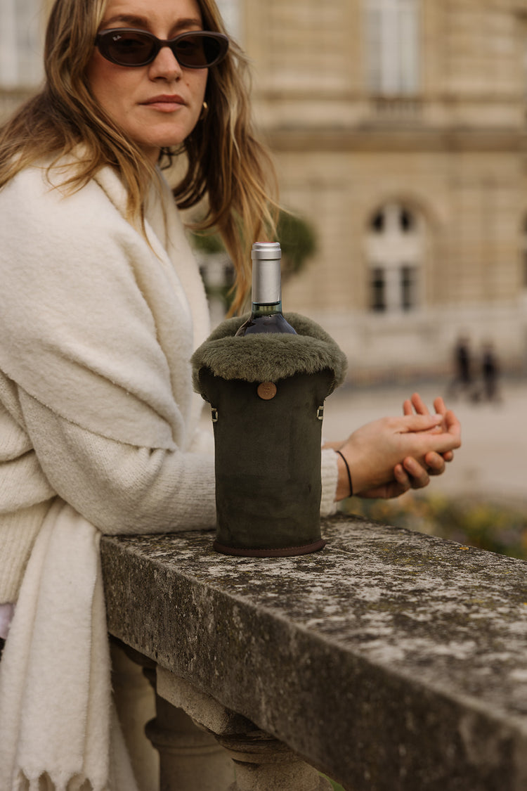 kywie tulip khaki suede