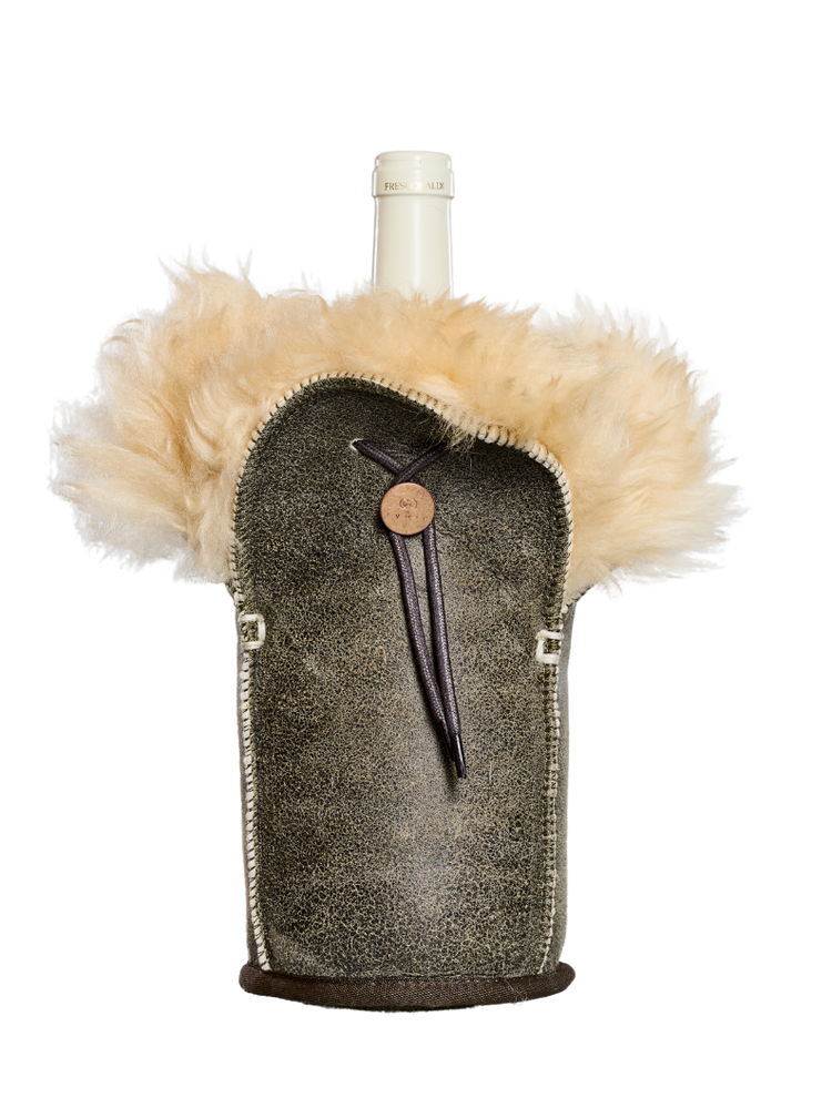 kywie champagne vintage brown fluffy