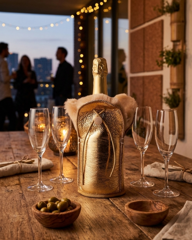 kywie champagne gold sparkle
