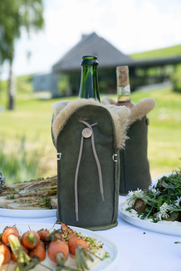 kywie champagne olive suede