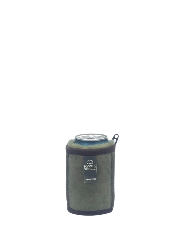 kywie Koozie Khaki Suede