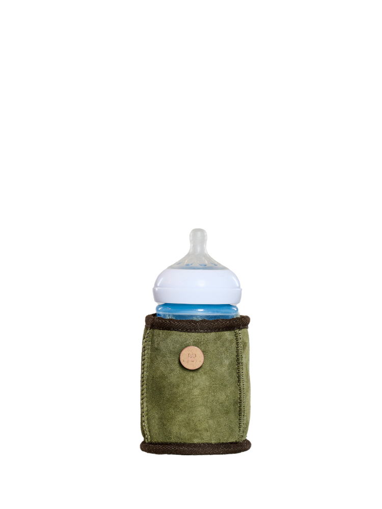 kywie Koozie Khaki Suede