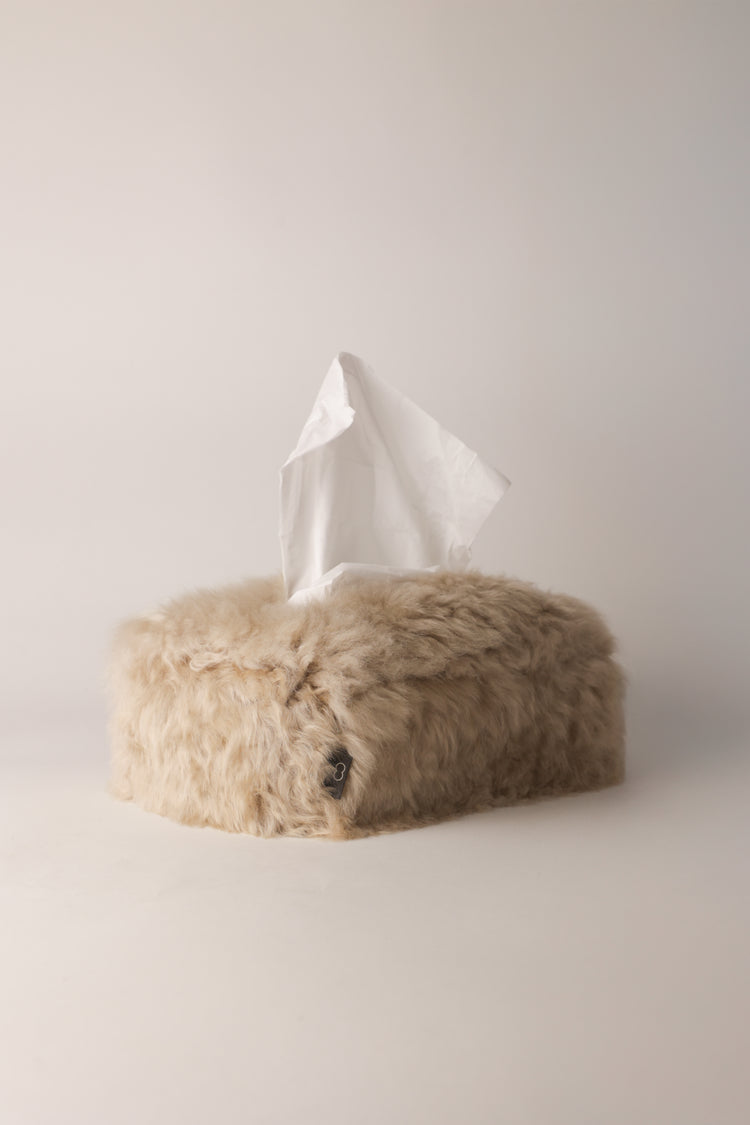 kywie tissue box cover stone fluffy