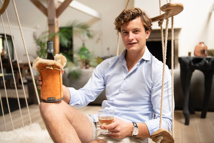 kywie champagne orange suede