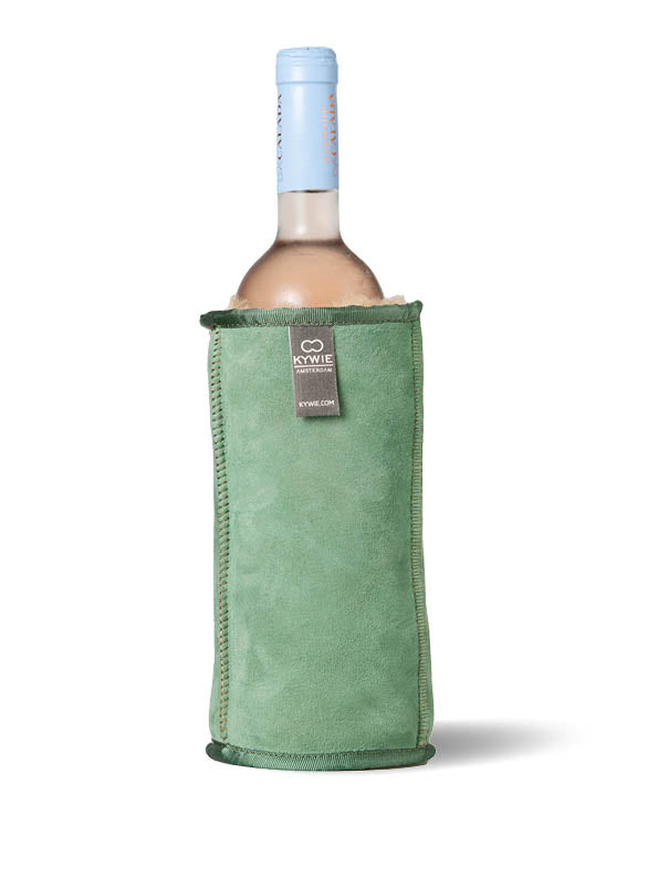 kywie wine green suede