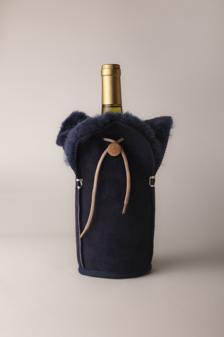 kywie champagner navy wildeleder