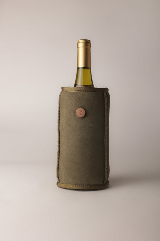 kywie wine olive suede