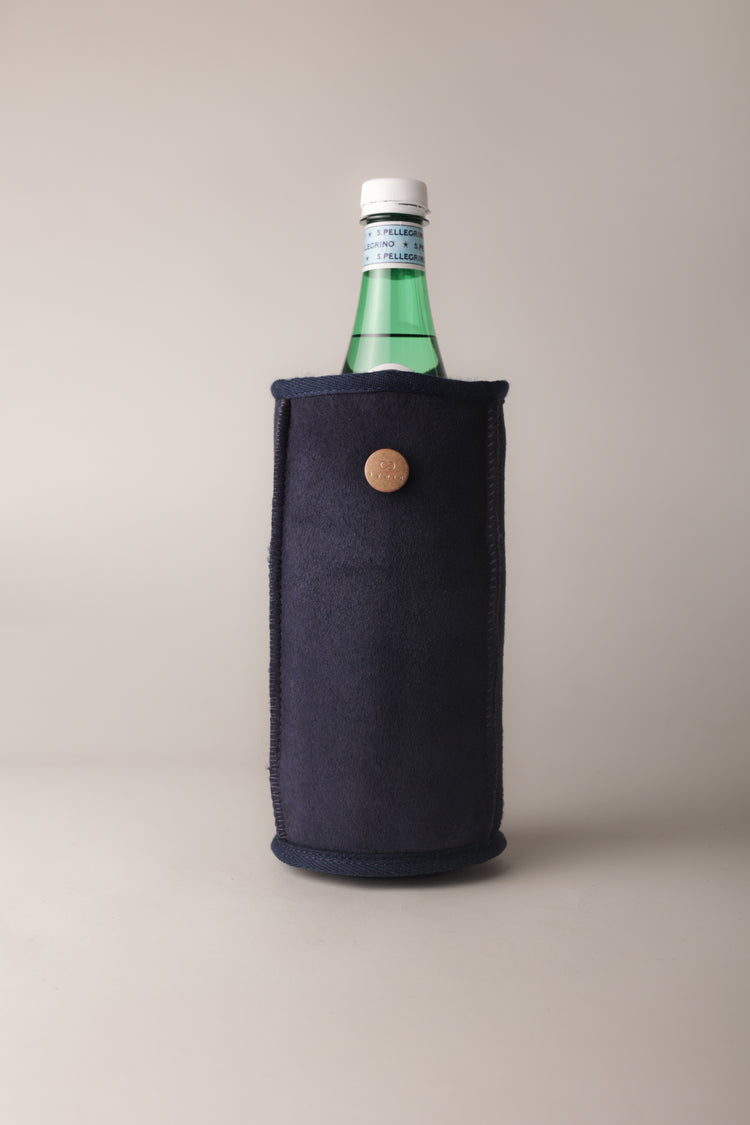 kywie wine navy suede