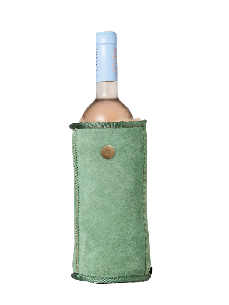 kywie wine green suede
