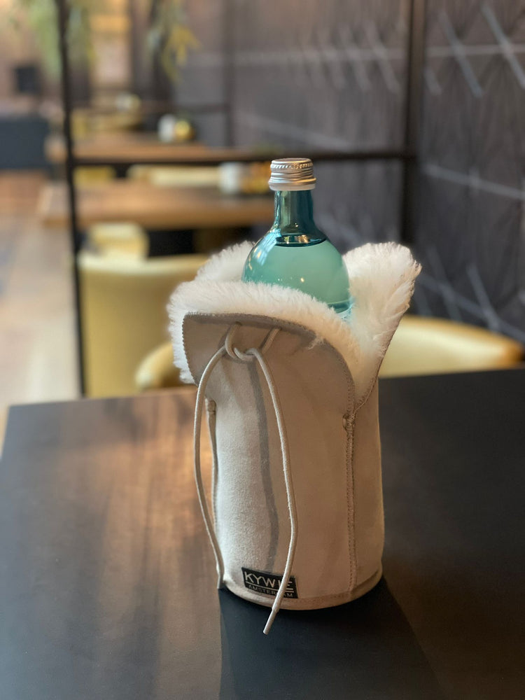 kywie champagne beige suede