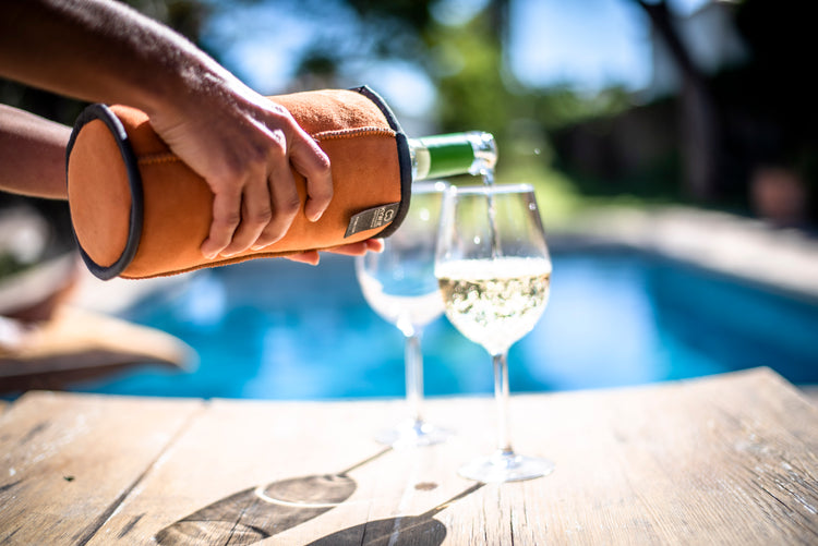 kywie wine orange suede