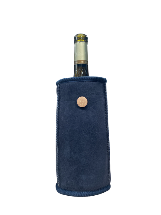 kywie wine navy suede