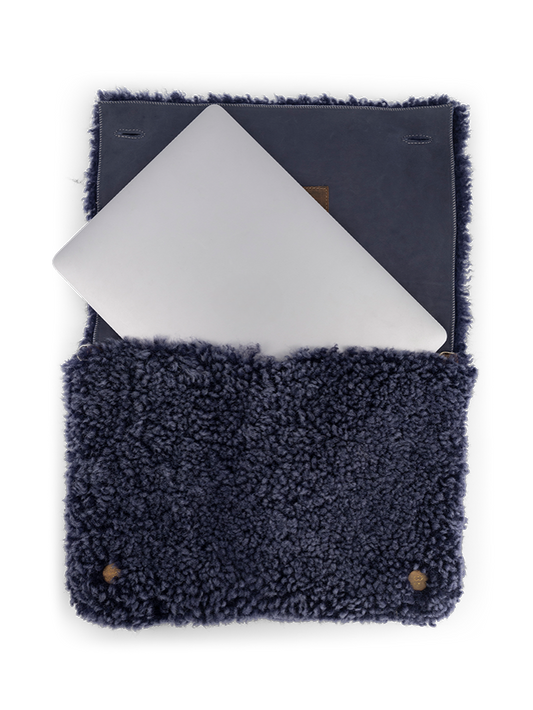 iPad or Laptop Sleeve 13inch blue reverse