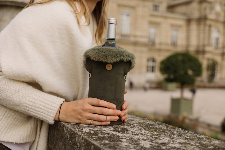 kywie tulip khaki suede