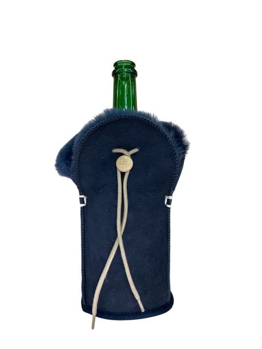 kywie champagne navy suede