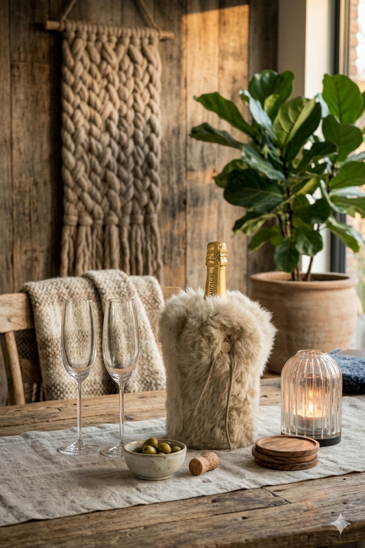 kywie champagner fluffy stone