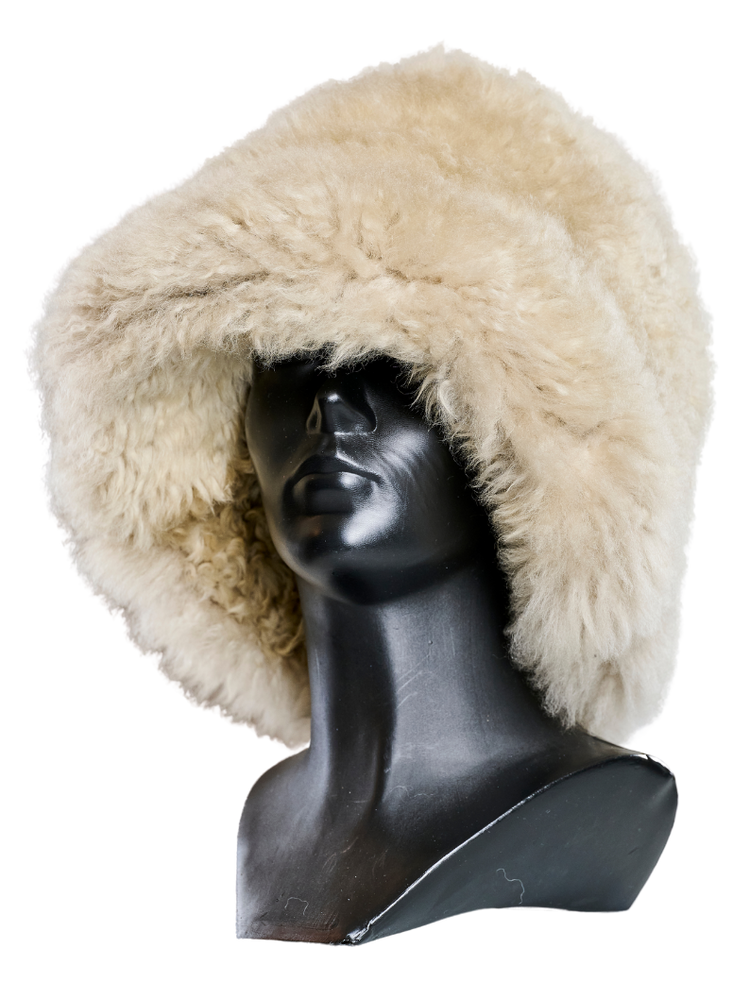 kywie bucket hat stone fluffy