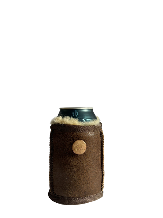 kywie koozie brown leather