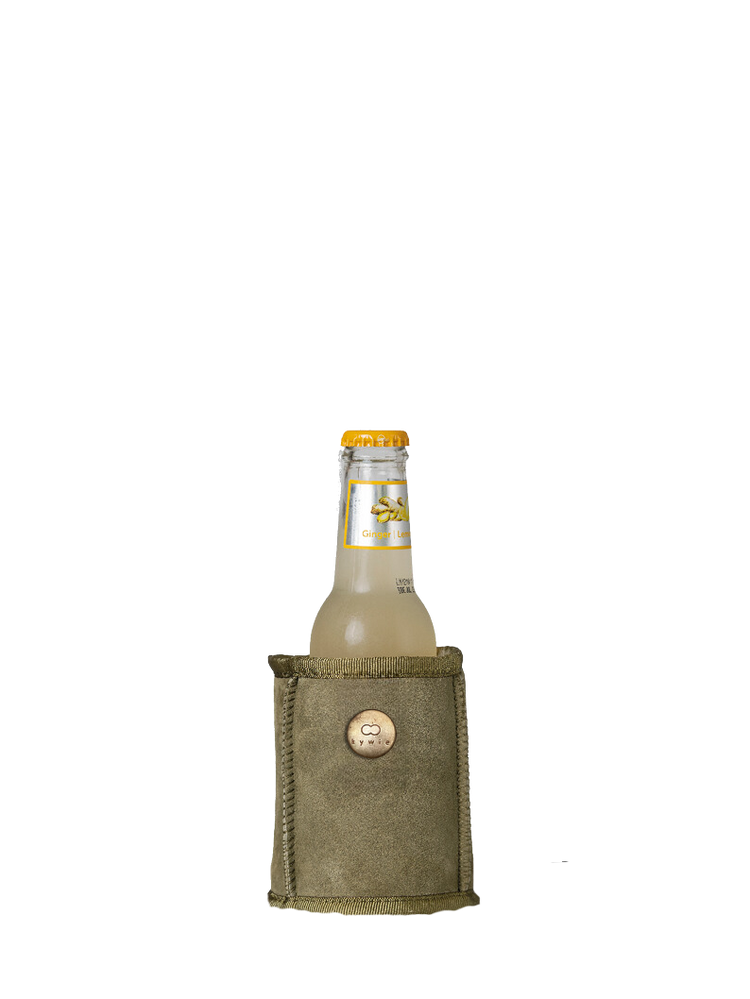 kywie Koozie Khaki Suede