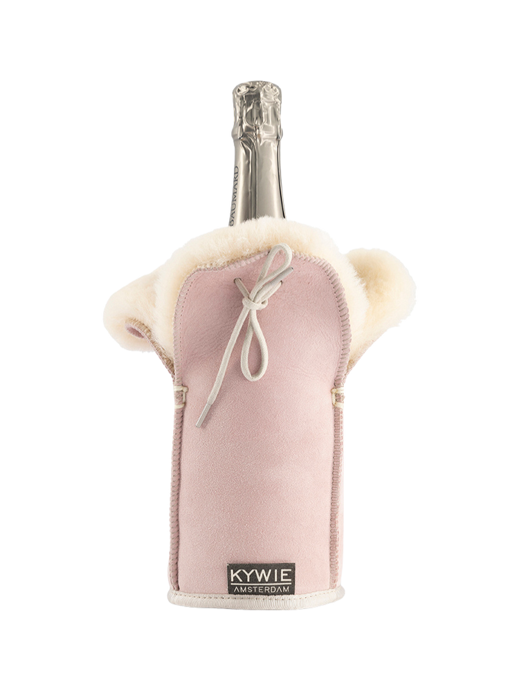KYWIE Champagne Baby Pink Suede