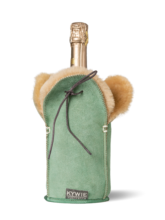 KYWIE Champagne Green Suede