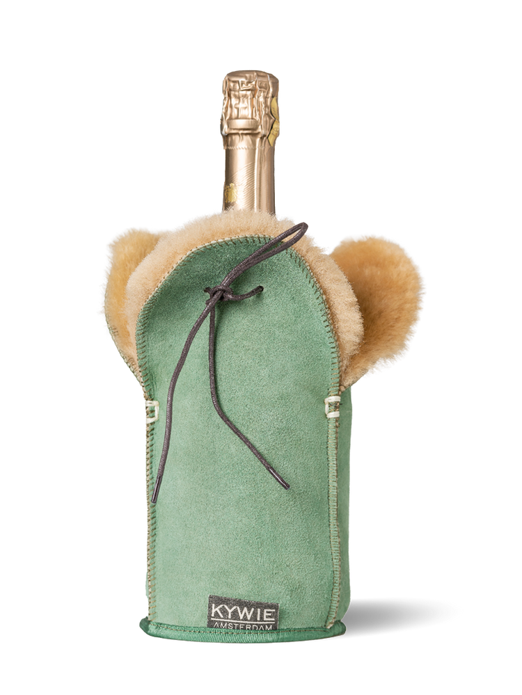KYWIE Champagne Green Suede