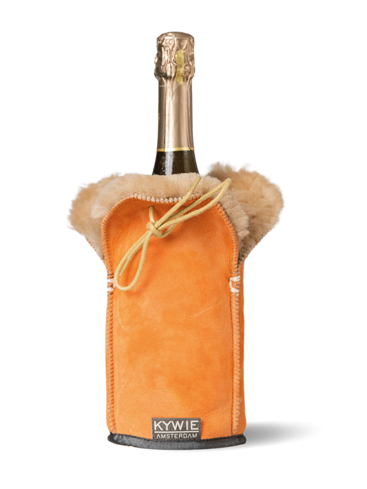 KYWIE Champagner-Orange-Wildleder