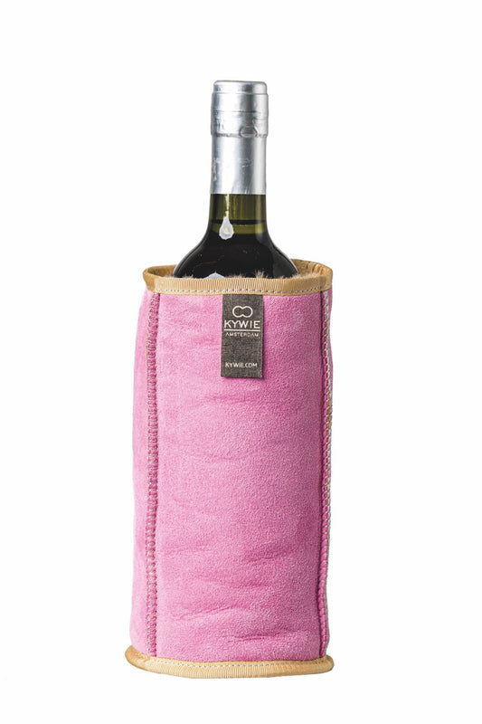 kywie wine bright pink suede