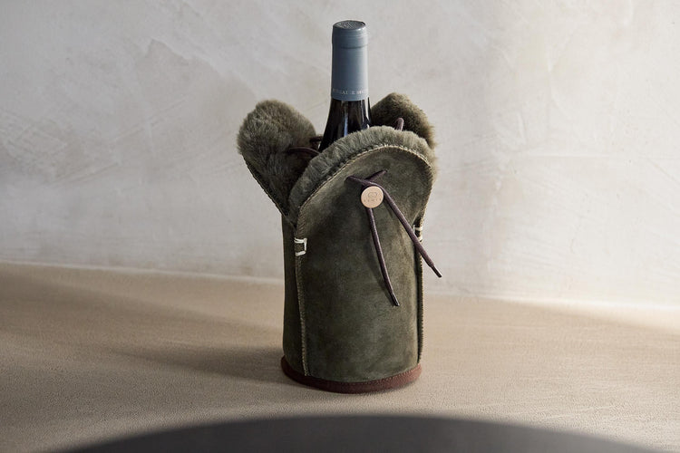 kywie champagne khaki-olive suede
