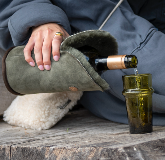 kywie tulip khaki suede