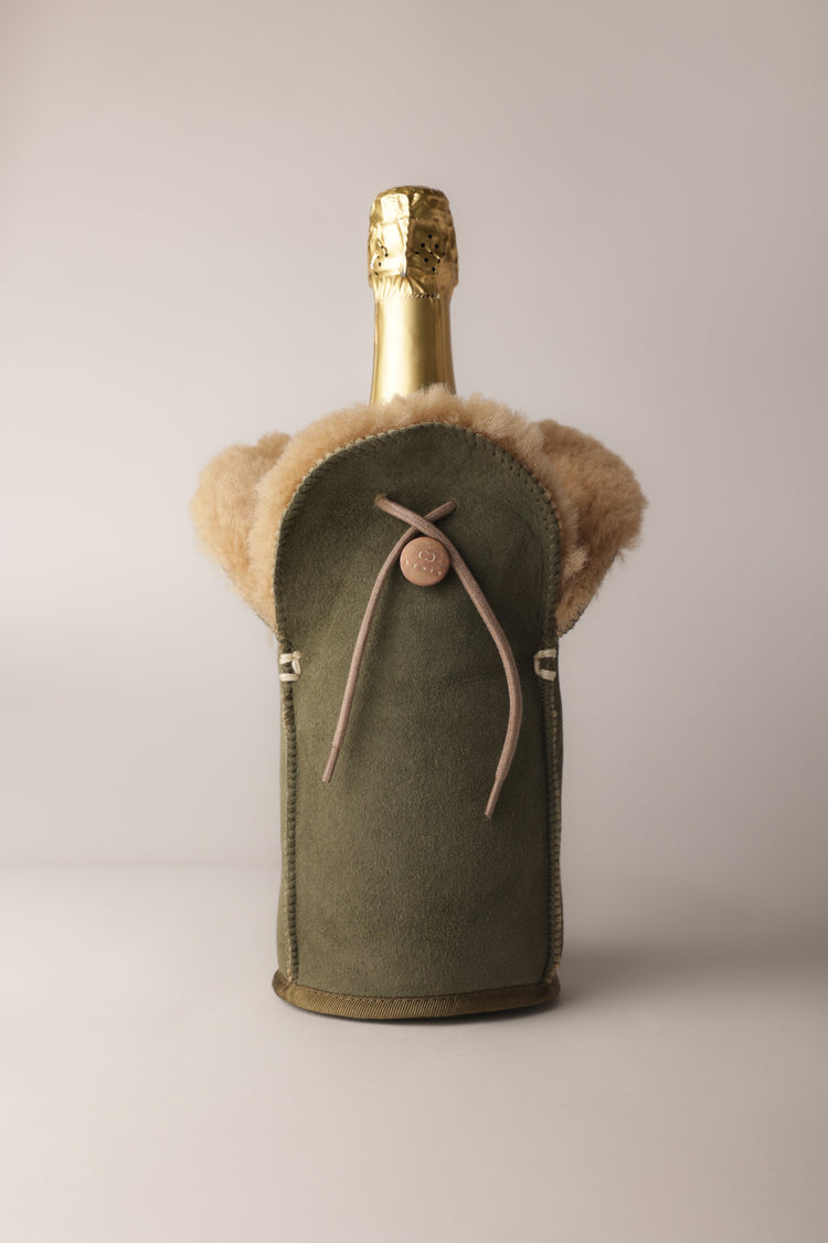 kywie champagne olive suede