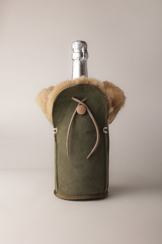 kywie champagne olive suede