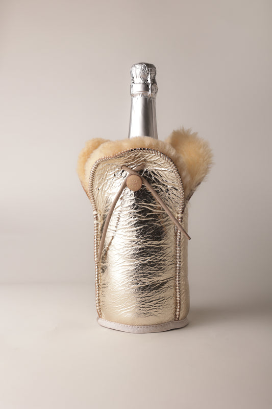 kywie champagne silver sparkle