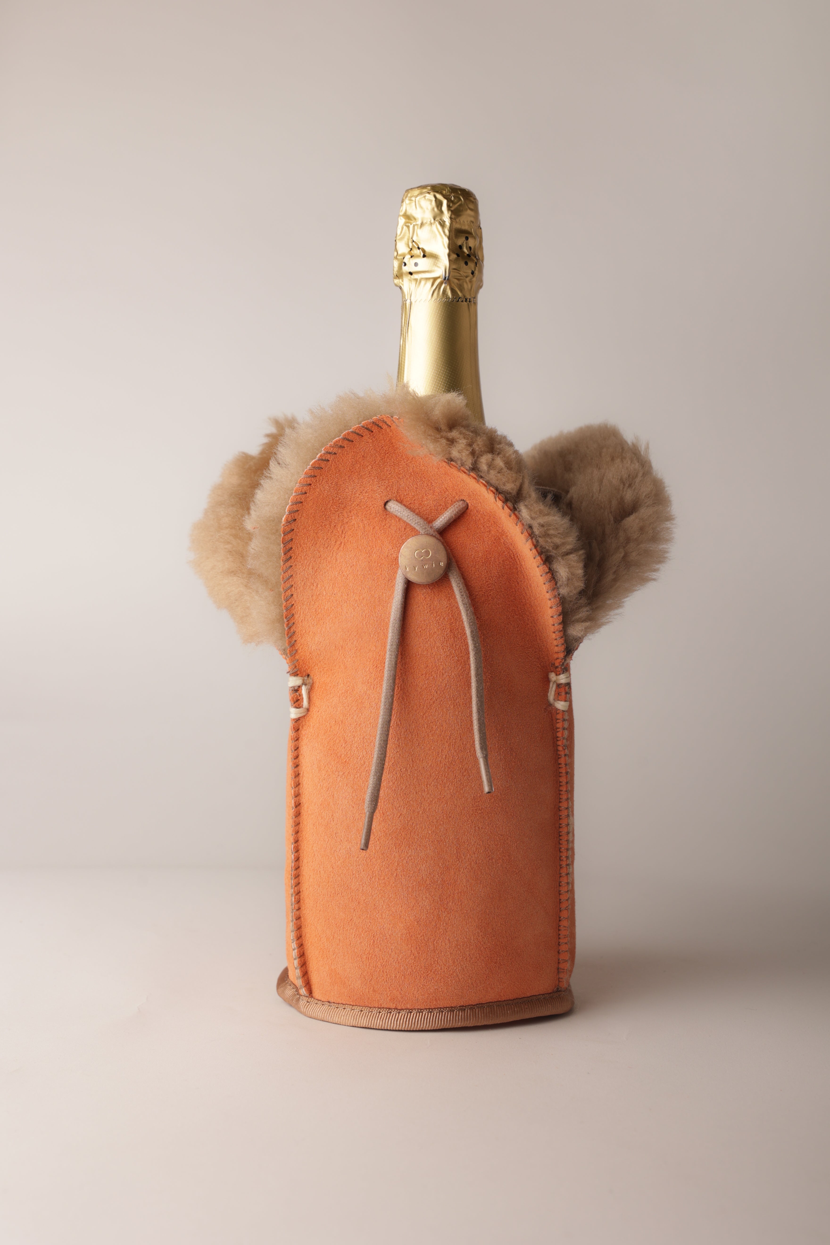 kywie champagne orange suede