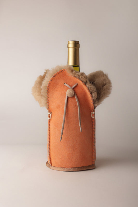 kywie champagne orange suede