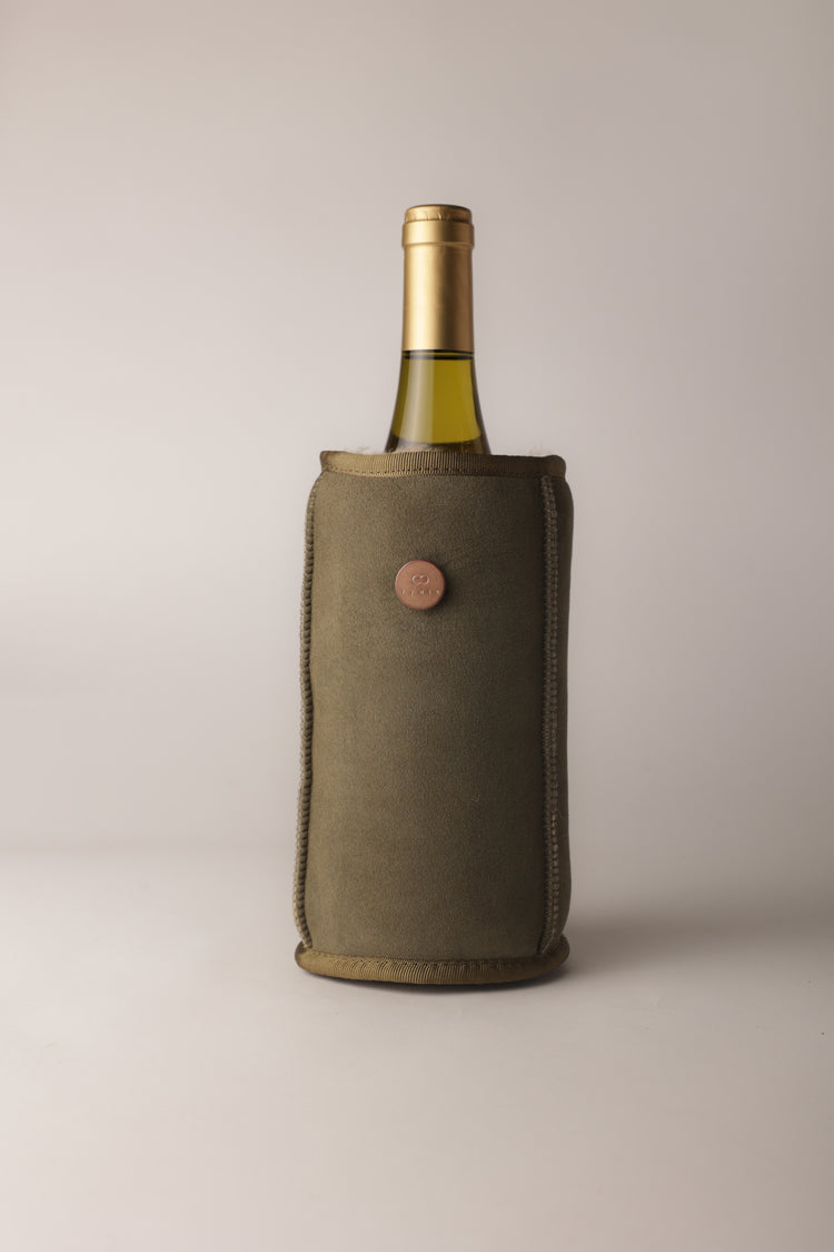 kywie wine olive suede