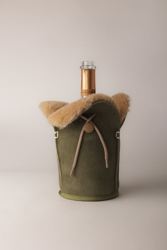 kywie xl champagne olive suede