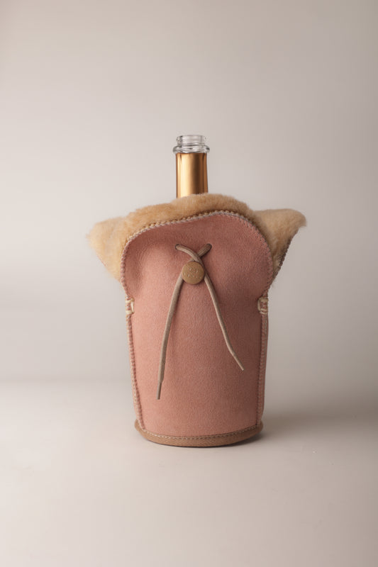 kywie xl champagne nude onyx suede