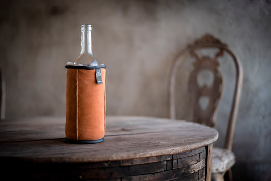 kywie wine orange suede