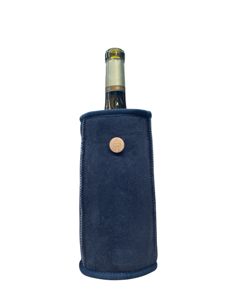 kywie wine navy suede