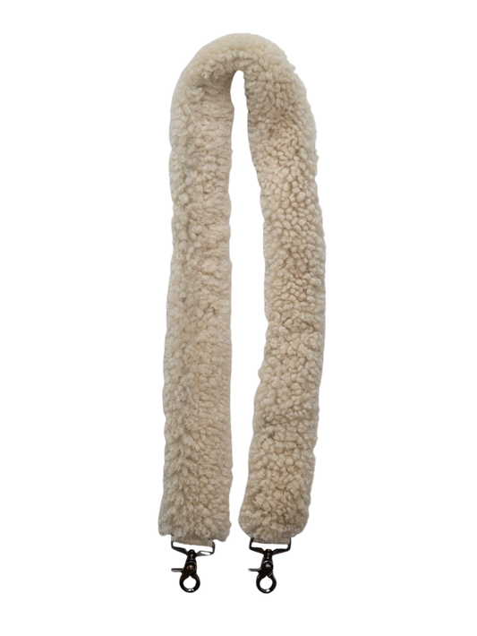 Wool strap 115 cm Natural Curly